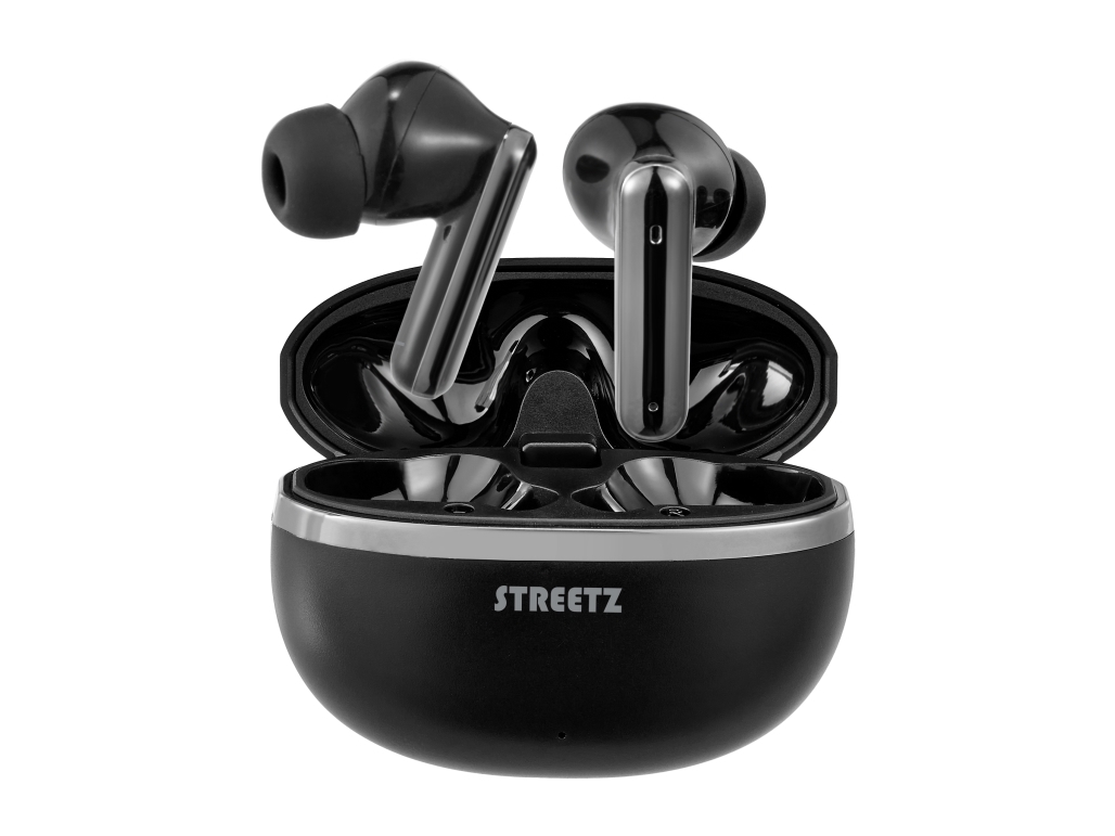 Streetz T235 Tws Earphones Black, True Wireless Stereo (Tws), Opkald/Musik, 20 - 20000 Hz, 40 G, Headset, Sort