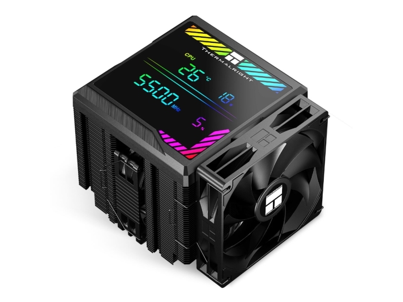 Thermalright Peerless Assassin 140 Digital, Heatsink/Radiator, 120/140 Mm, 1850 Rpm, Black