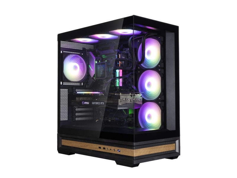 Zalman P40 Namu Black, Midi Tower, Pc, Schwarz, Atx, Micro Atx, Mini-Itx, Kunststoff, Stahl, Gehärtetes Glas, Mehr