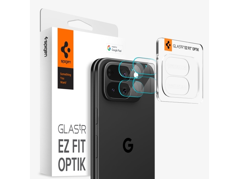 Spigen Optik Ez Fit, Google, Pixel 10 Pro Fold, Støvresistent, Ridseresistent, Transparent, 2 Stk