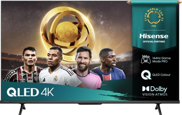 Hisense E7Q PRO 50E7Q PRO, 127 cm (50), 3840 x 2160 pikseliä, QLED, Älytelevisio, Wi-Fi, musta