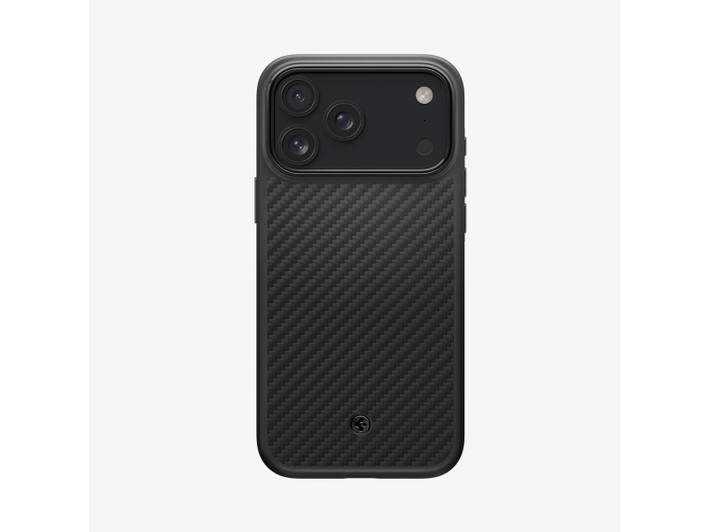 Spigen Enzo Aramid T (Magfit), Cover, Apple, Iphone 17 Pro, 16 Cm (6.3"), Sort