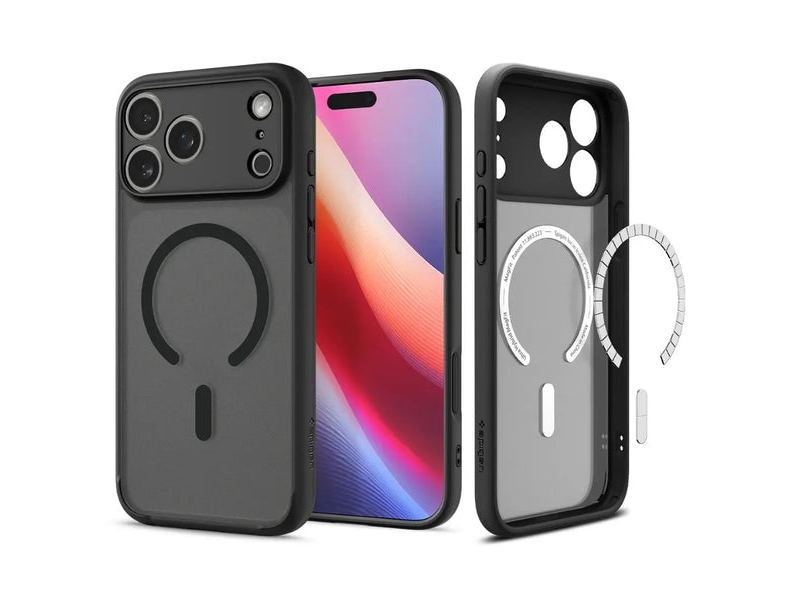 Spigen ACS10285, Cover, Apple, iPhone 17 Pro Max, 17,5 cm (6.9), Sort