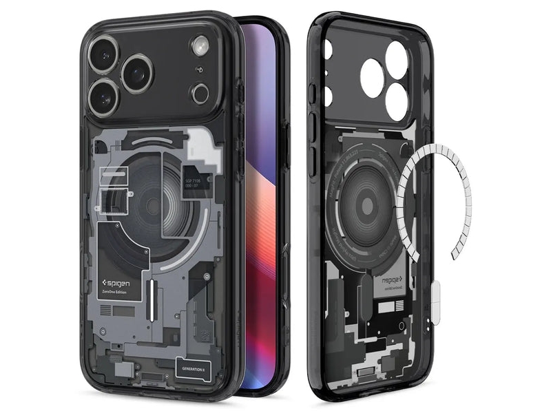 Spigen Acs10289, Cover, Apple, Iphone 17 Pro Max, 17,5 Cm (6.9"), Sort