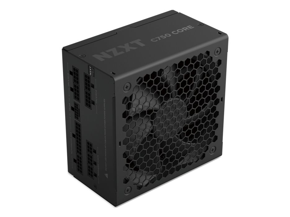 NZXT C750 Gold Core, 750 W, 100 - 240 V, 50/60 Hz, 10 - 5 A, Aktiivinen, 120 W