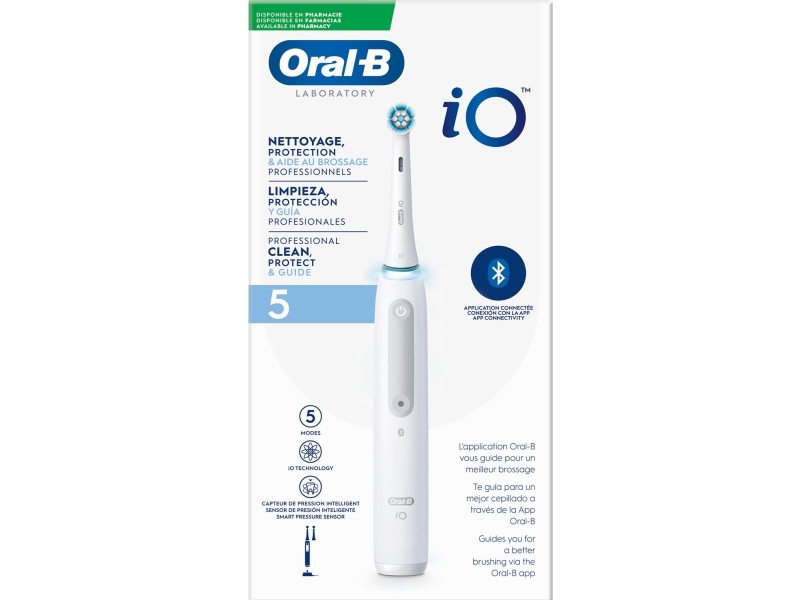 Oral-B iO 5 Laboratory Professional White Electric Toothbrush | Hälsa - Tandvård - Elektrisk tandborste | GameStuff