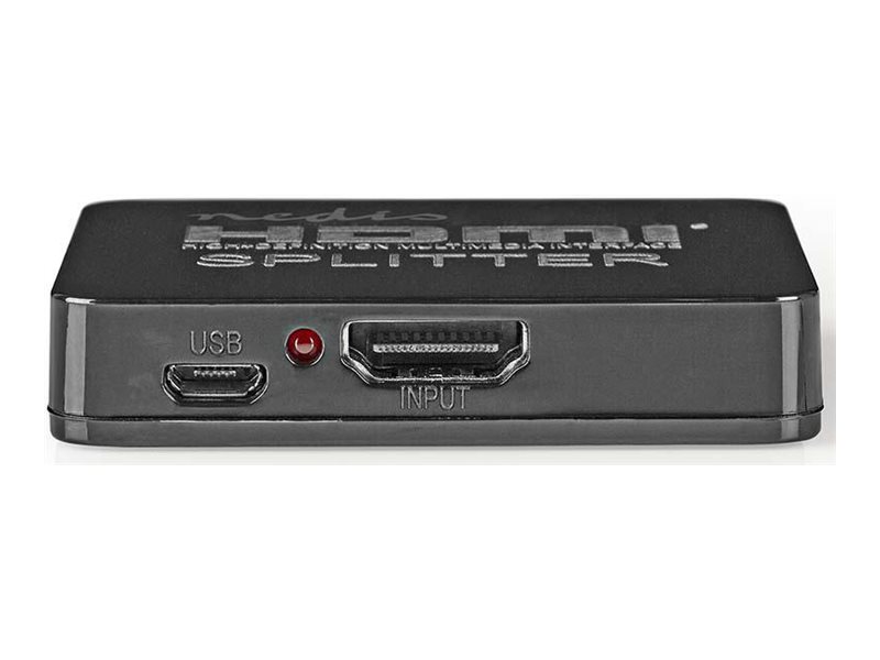 Nedis - Video-/Audiosplitter - 2 X Hdmi - Tischgerät