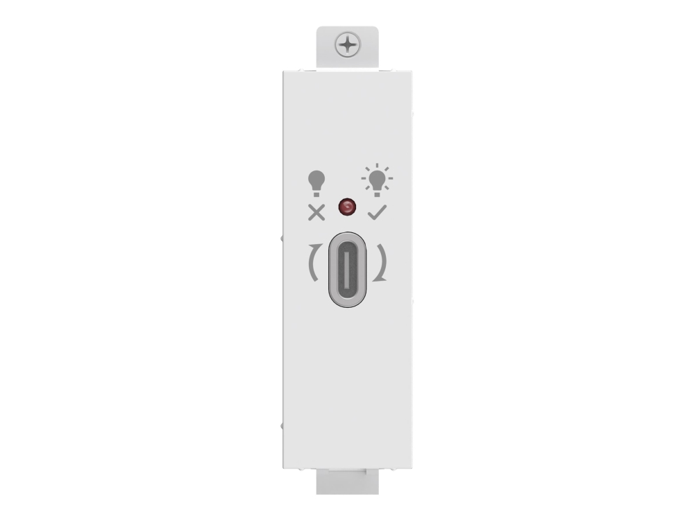 Vision Techconnect 3 - Modulær Facilitet Plade Snape-In - Usb Type C - Hvid