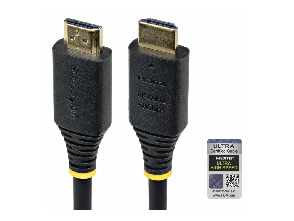 Startech.Com 2M (6Ft) Certified Ultra High Speed Hdmi Cable, 8K 60Hz/4K 120Hz, Hdmi 2.1 Cable With Hdr10+ / Earc, 48Gbps, 8K Hdmi Cord For Monitor/Tv