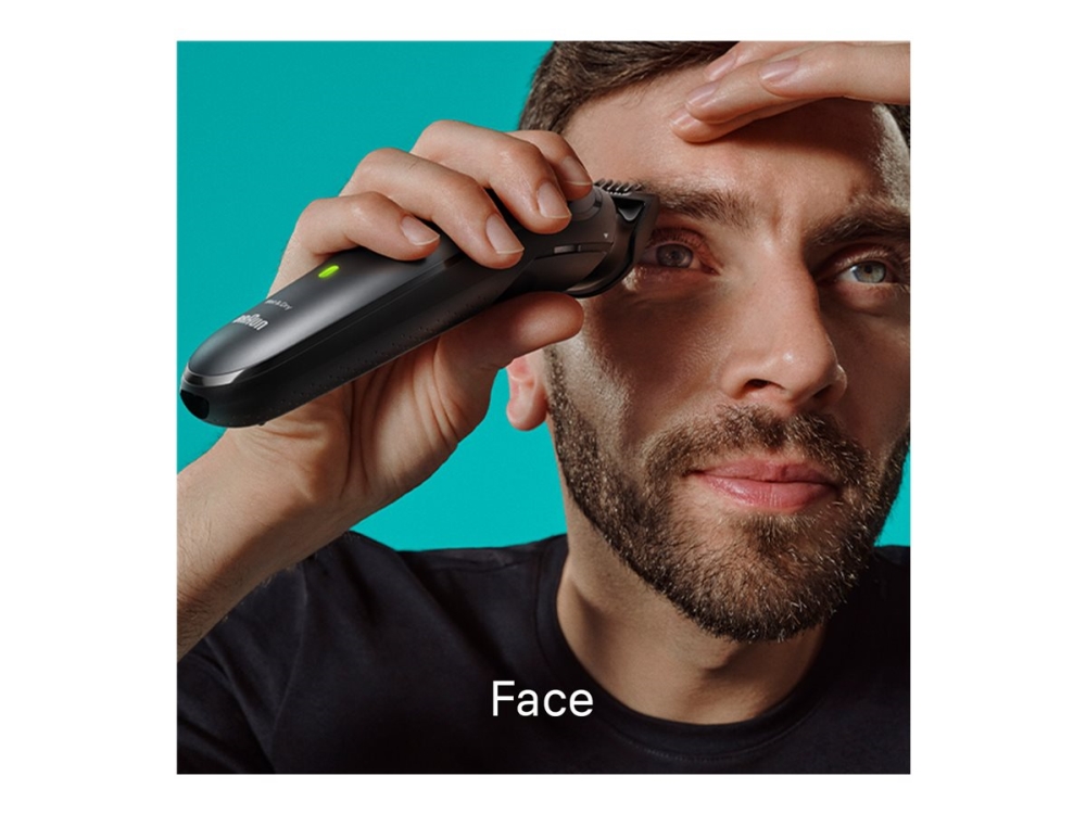 Braun MGK7491 sort Wet & Dry trimmer til skæg, hår og krop med 17 tilbehørsdele
