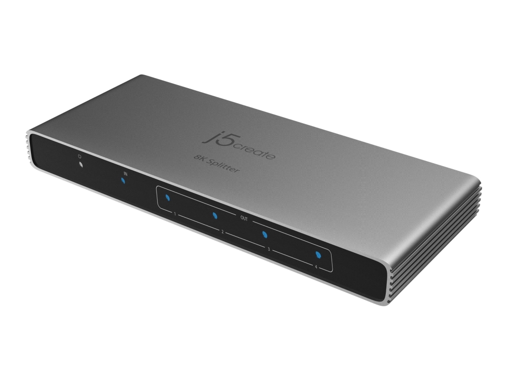 J5create Jdsh814 - Video-/Audiosplitter - 8K - 4 X Hdmi - Desktop