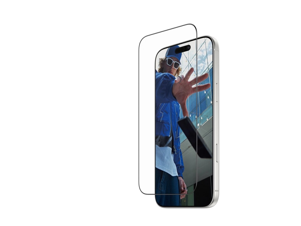 PanzerGlass - Skærmbeskytter for mobiltelefon - ultra-bred pasform med FASTFIT IN-A-BOX - glas - rammefarve sort - for Apple iPhone 17 Pro Max