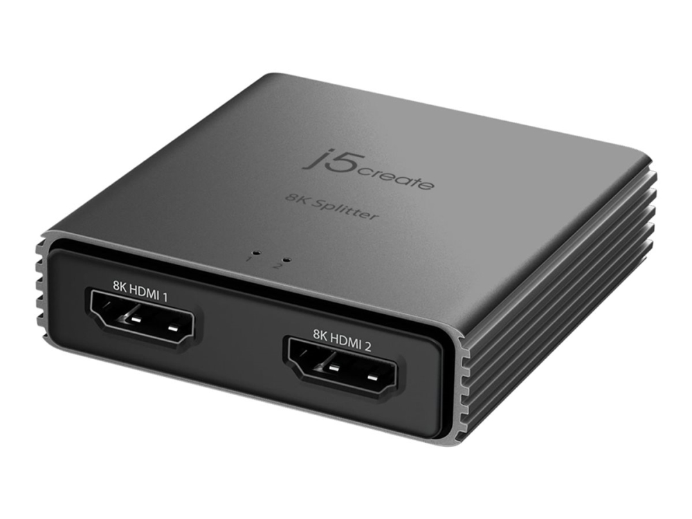 J5create Jdsh812 - Video-/Audiosplitter - 8K - 2 X Hdmi - Desktop