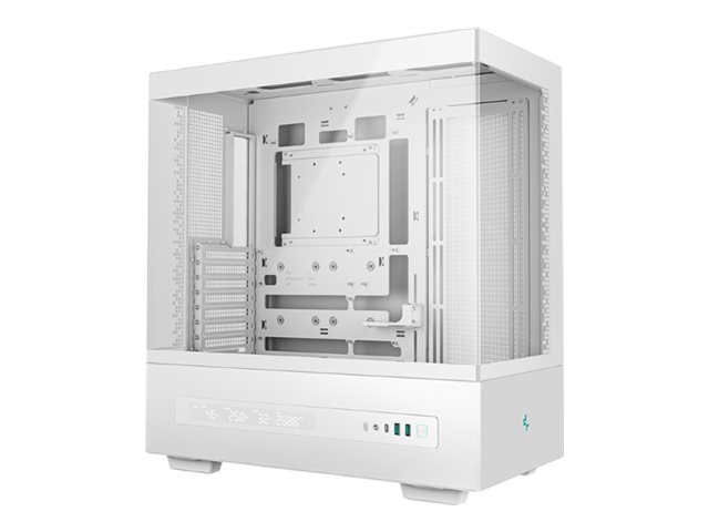 Deepcool Ch690 Digital - Mid-Tower - Atx - Seitenteil Mit Fenster (Gehärtetes Glas) - Kein Netzteil (Atx / Ps/2) - Weiß - Usb/Audio