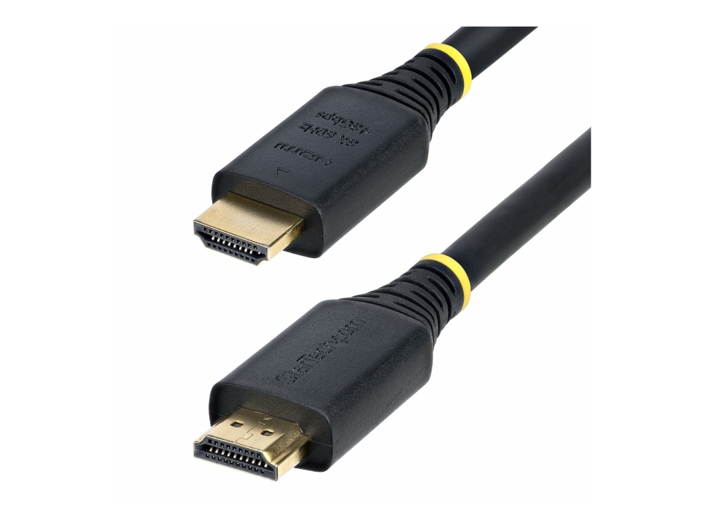 Startech.Com Hdmi21-Cbl-8K60-4M, 4 M, Hdmi Type A (Standard), Hdmi Type A (Standard), 48 Gbit/S, Audio Return Channel (Arc), Black