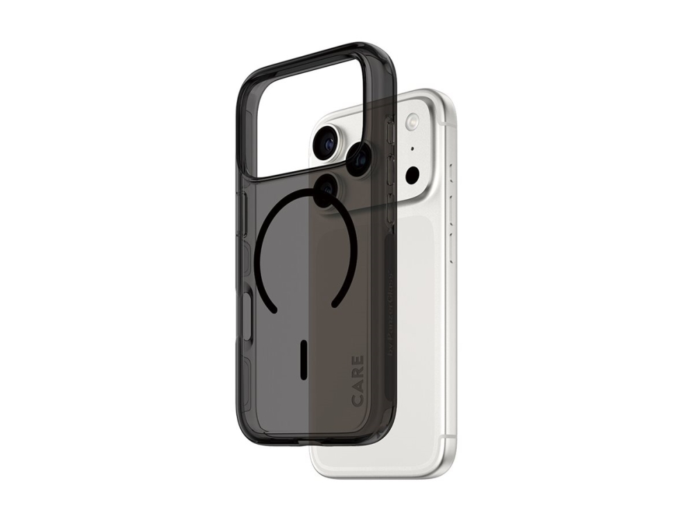 PanzerGlass CARE by Flagship Case Urban Explorer Smokey w. Black MagSafe iPhone 17 Pro Beskyttelsescover Sort