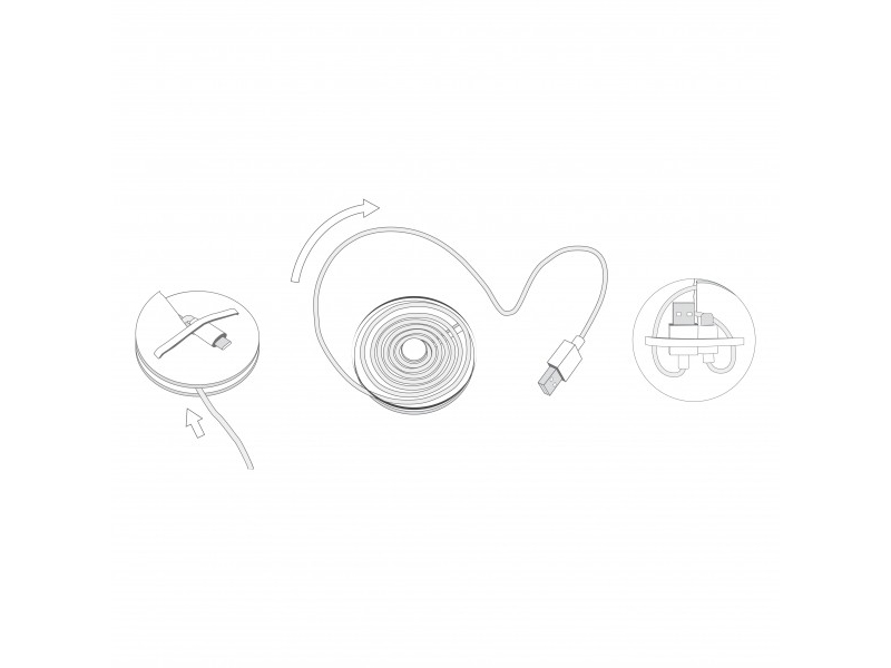 Usbepower Duo Cable - White