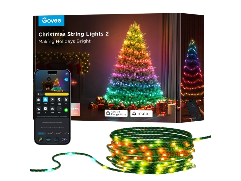 Govee Christmas String Lights 2 - 30 Meter | Belysning - Intelligent belysning (Smart Home) - Tillbehör | GameStuff