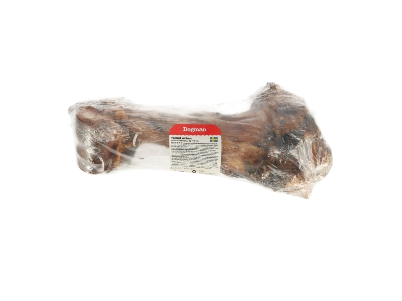 DOGMAN Tørret okseben 30-40cm plast