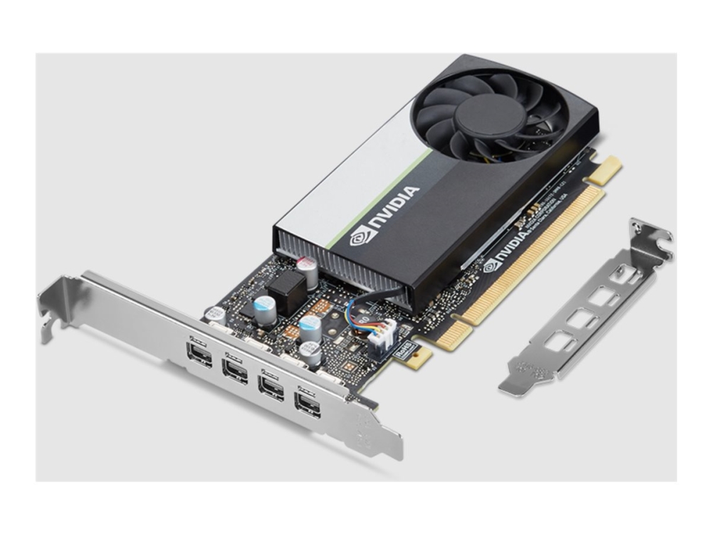 NVIDIA - Grafikkort - T400E - 4 GB GDDR6 - PCIe 3.0 x16 - 4 x Mini DisplayPort - brun låda | Datorkomponenter - Grafikkort & Tilbehör - NVIDIA | GameStuff