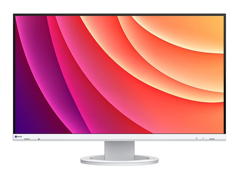 Eizo Flexscan Ev2740s-Wt - Med Flexstand - Led-Skærm - 27" - 3840 X 2160 4K - Ips - 350 Cd/M² - 1000:1 - 6 Ms - Hdmi, Displayport, Usb-C - Højtalere