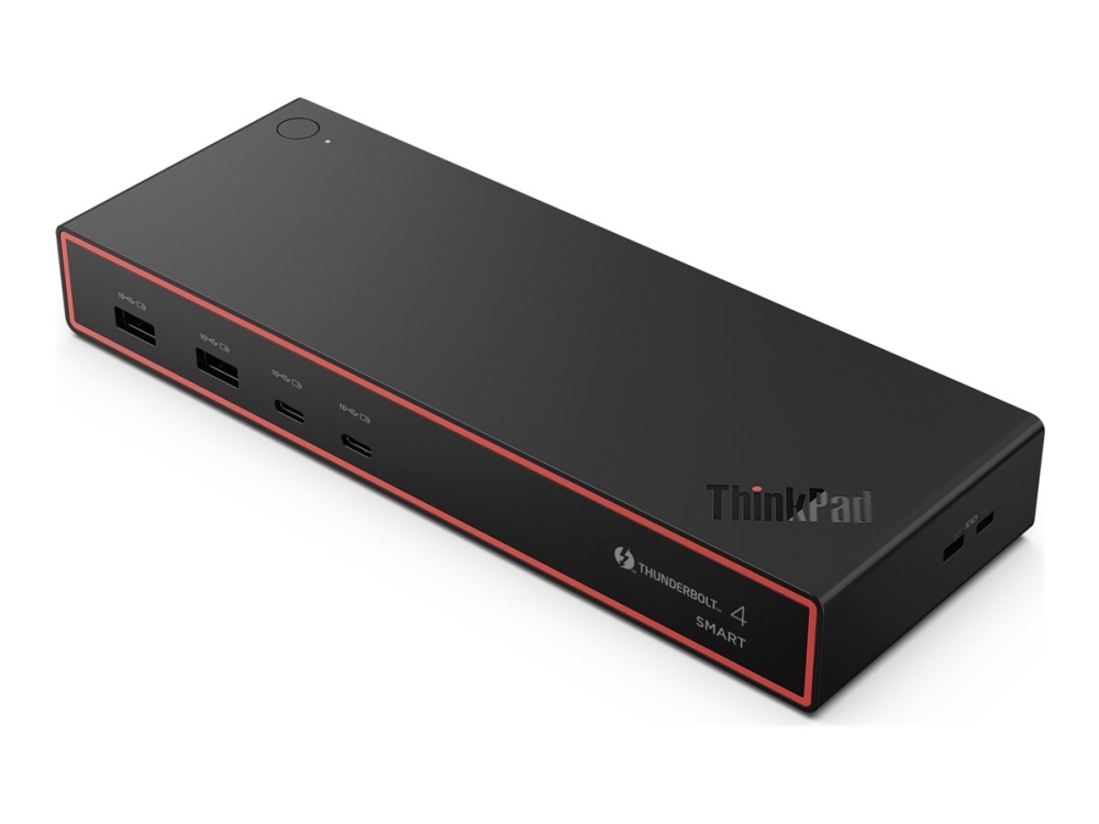 Lenovo Thinkpad Thunderbolt 4 Smart Dock Gen2 7500, Wired, Thunderbolt 4, 100 W, 2500 Mbit/S, Black, Eclipse Black
