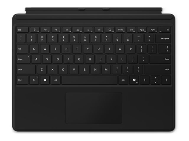 Microsoft Surface Pro Keyboard - 13-inch - tangentbord - bakgrundsbelyst - magnetisk docka - QWERTY - engelska - svart - för Surface Pro | Datorer & Surfplattor - Bärbara tillbehör - Port Replicator och dockning | GameStuff
