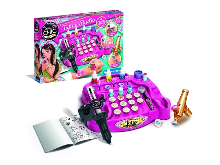 Crazy_Chic Set For Tattoos Clementoni Crazy Chic 18260, For Children