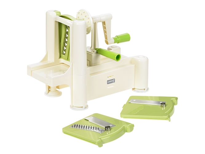 Lurch Spirali, Manuell, Gräddfärgad, Grön, Plast, Rostfritt stål, 160 mm, 310 mm, 230 mm | Köksutrustning - Köksredskap - Rivjärn | GameStuff