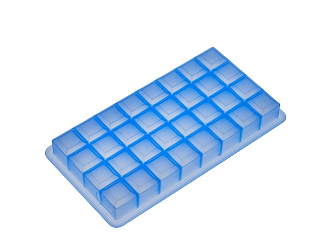 Lurch 00010470, 32 styck, Rektangulär, Islåda, Blå, Silikon, -40 - 240 ° C | Bordssättning - Bar & vin - Barutrustning | GameStuff