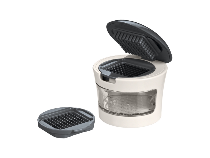 Lurch 221430, Grå, Hvid, Plast, Rustfrit stål, 6,5 mm, 7 mm