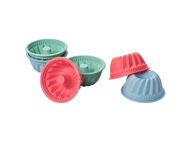 Lurch 83018, Bakform, -40 ° C, 240 ° C, Blå, Grön, Röd, Silikon, 30 mm | Köksutrustning - Bakartiklar - Silicon Bakformar | GameStuff