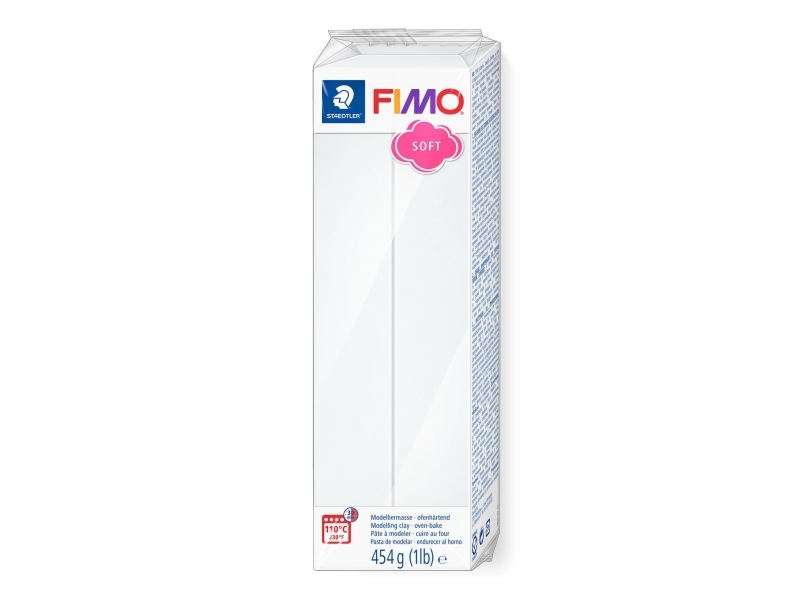 Staedtler FIMO 8021, Modellering ler, Hvid, 1 stk, 1 farver, 110 °C, 30 min.