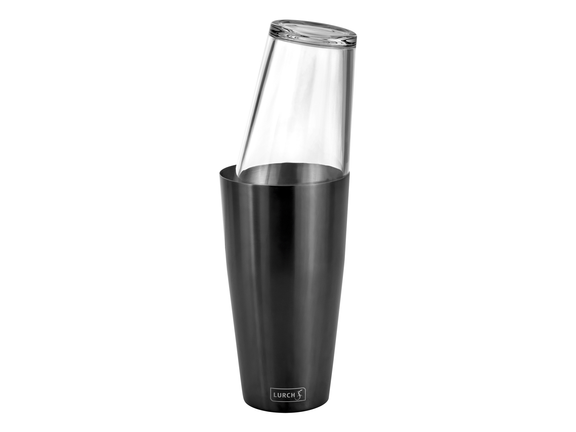 Lurch 00240793, 0,75 l, Glas, Rostfritt stål, Svart, Transparent, 9 cm, 275 mm | Bordssättning - Bar & vin - Cocktailshaker | GameStuff