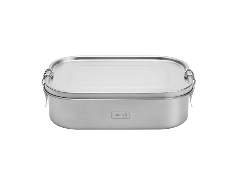 Lurch 00240882, Frokostbeholder, Voksen, Rustfrit Stål, Rustfrit Stål, Monokromatisk, Rektangulær