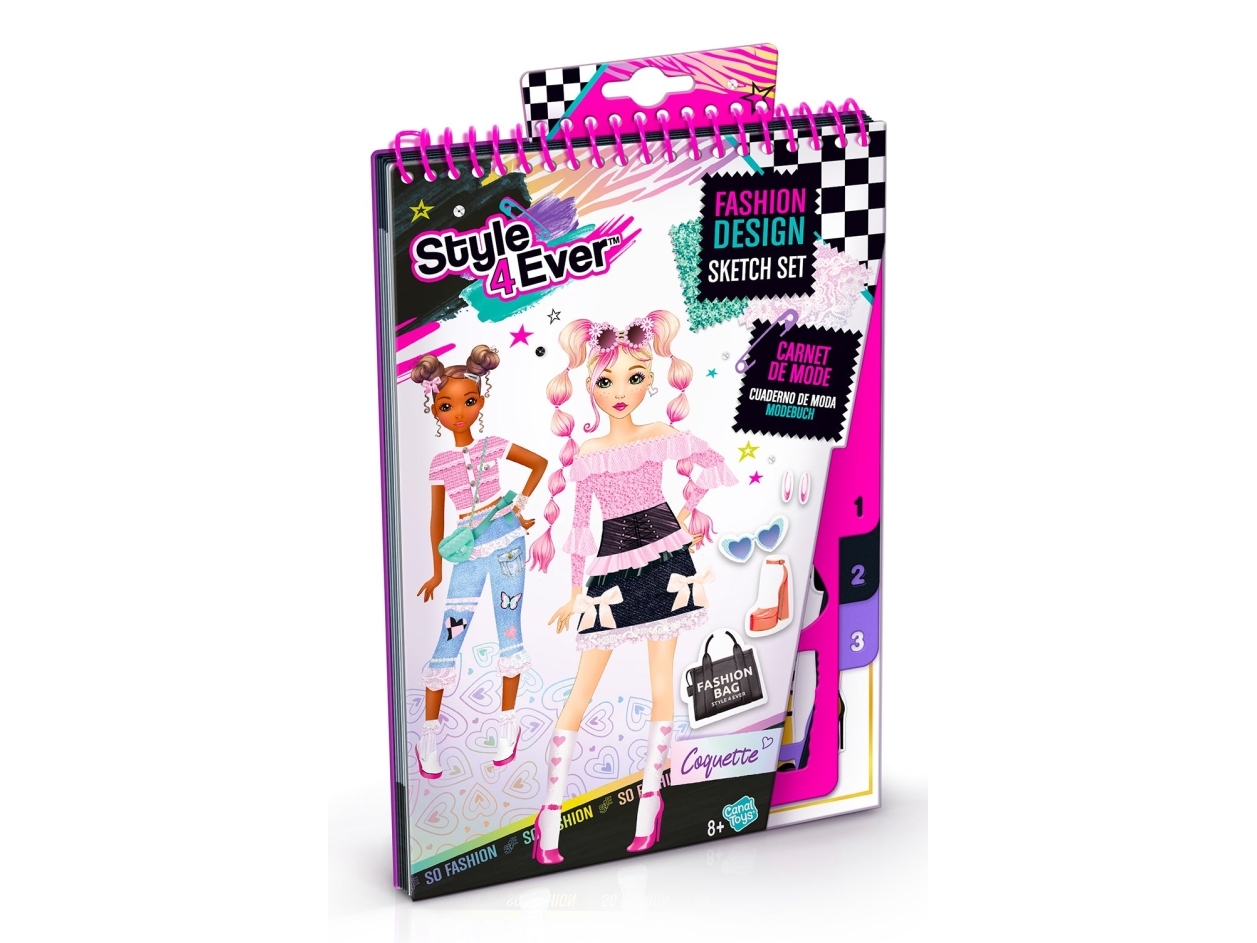 Canal Toys So Slime Fashion Designer Sketch Set, Children''s Fashion Design Kit, 6 Yr(S), Multicolour