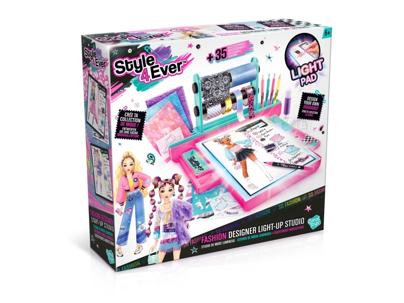 Canal Toys So Slime Fashion Designer Light-Up Studio, Modedesignersæt til børn, 6 År, Flerfarvet