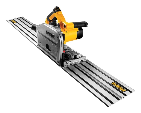 DeWALT DWS520KTR-QS - Cirkels&aring;g - 1300 W - 165 mm inkl. 1500 mm styrskena