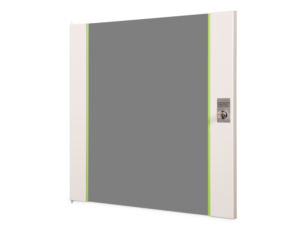 Digitus Dn-19 D-12-U, Dør, Glas, Metal, Grå, 1 Stk, 3,75 Kg