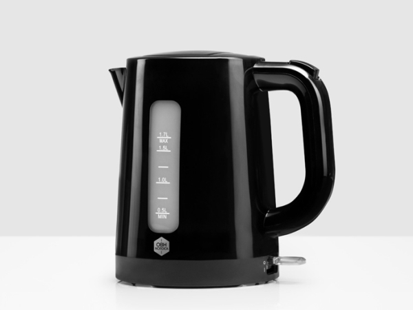 Obh Nordica Daybreak, 1,7 L, 2200 W, Schwarz, Regelbare Temperatur, Wasserstandsanzeige, Drahtlos