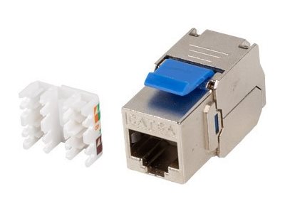 Lanberg Ksfa-3000, Flach, Blau, Silber, Rj-45, Lsa, Weiblich, Phosphor/Bronze