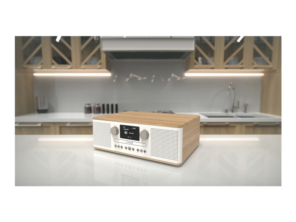 Pure Classic C-D6 - Audiosystem - 30 Watt (Total) - bomulds hvid, eg