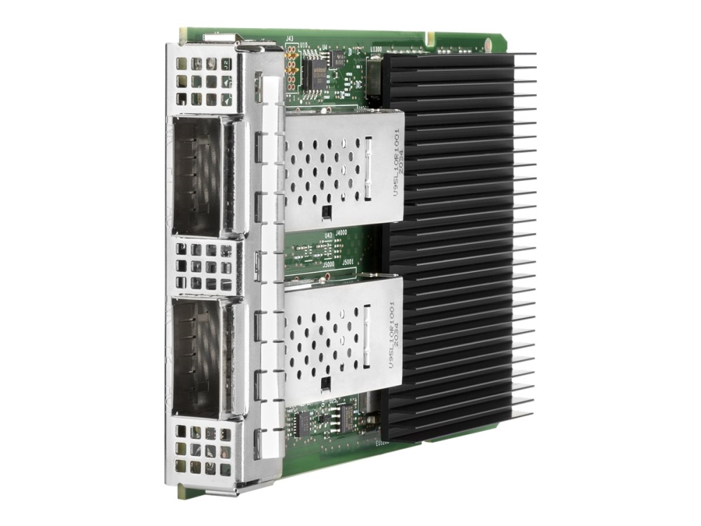 Intel E810-Cqda2 - Netværksadapter - Ocp 3.0 - 100 Gigabit Qsfp28 X 2 - For Edgeline E920 Proliant Dl110 Gen10, Dl325 Gen10, Dl360 Gen10, Dl380 Gen10