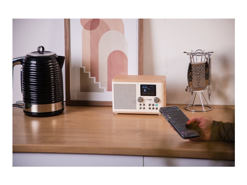 Pure Classic H4 - Ljudsystem - bomullsvit, ek | TV, Ljud & Bild - Stereo - Mikro & Mini stereo | GameStuff