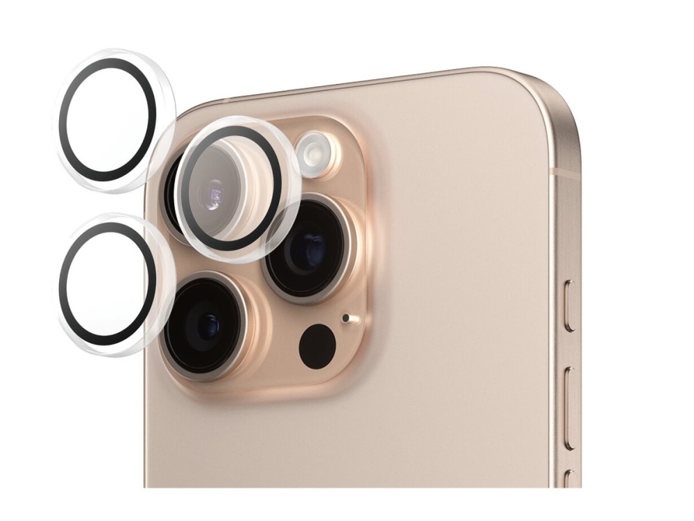 Panzerglass Hoops Kameraschutz Transparent Iphone 16 Pro | 16 Pro Max, Apple, Apple - Iphone 16 Pro, Apple - Iphone 16 Pro Max, Trockene Anwendung