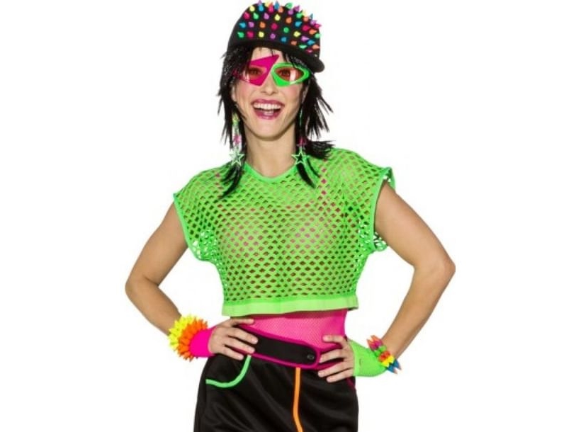Neongrøn Net Top