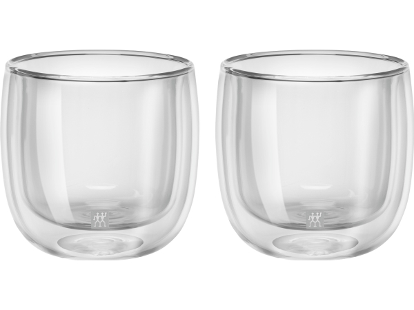 ZWILLING 39500-077-0, Transparent, Glas, 2 stk, Rydde, Rund, 240 ml
