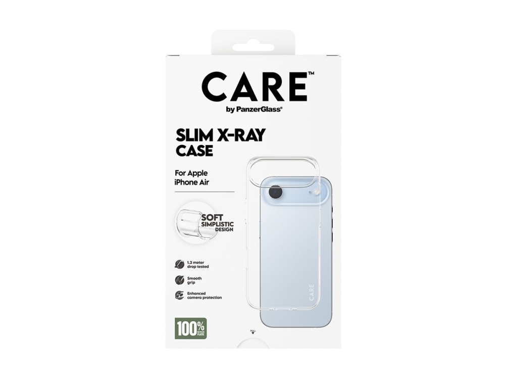 Panzerglass Care By X-Ray Case Iphone Air, Cover, Apple, Apple - Iphone Air, Transparent