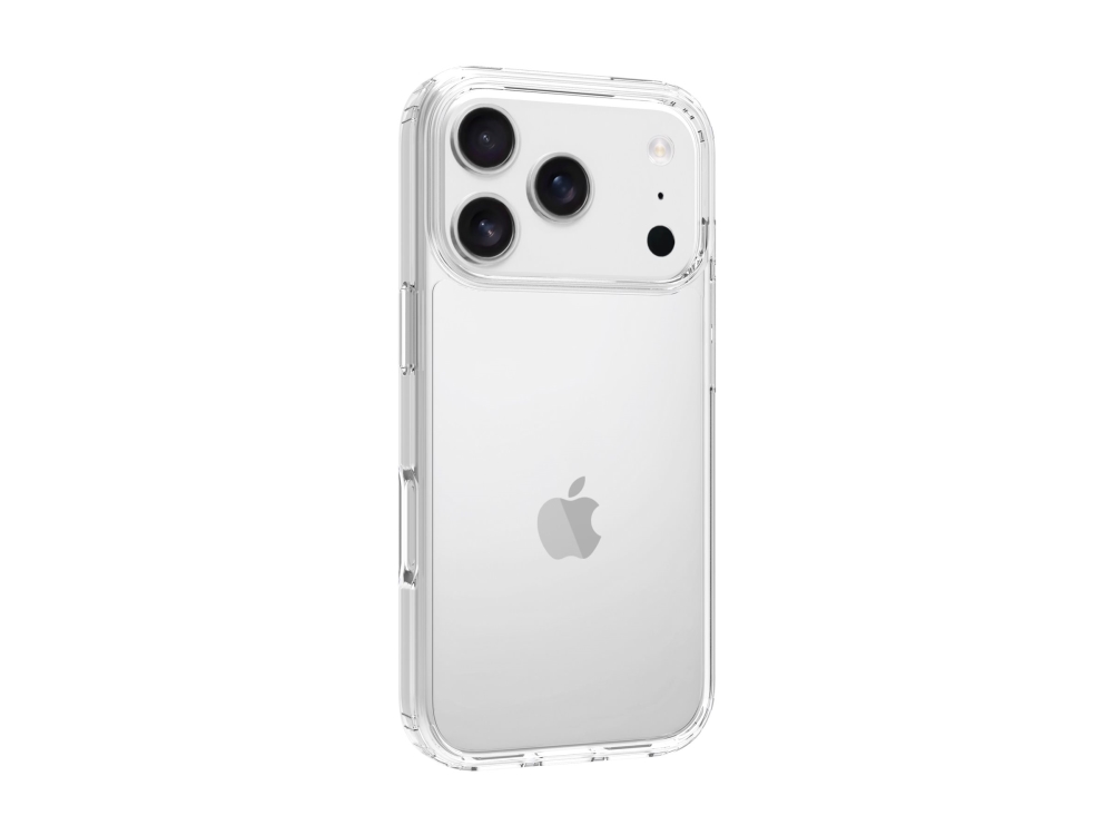Screenor - Bagsidecover Til Mobiltelefon - Termoplastisk Polyuretan (Tpu), Akryl - Gennemsigtig - For Apple Iphone 17 Pro