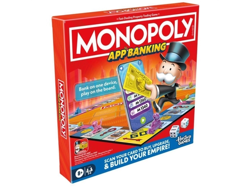 Stalo žaidimas Monopolis: Mobilioji bankininkystė (lietuvių k.)